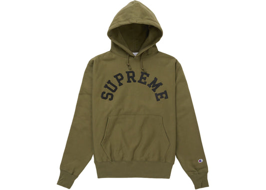 Supreme Champion Hooded Sweatshirt (SS25) Olive