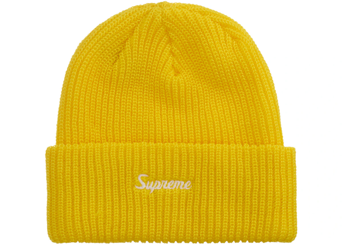 Supreme Loose Gauge Beanie (FW26) Yellow