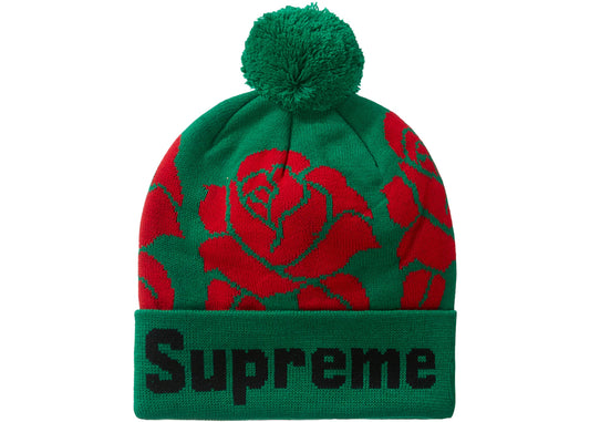 Supreme Rose Beanie Green