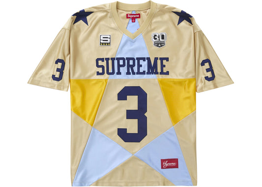 Supreme Star Football Jersey Gold