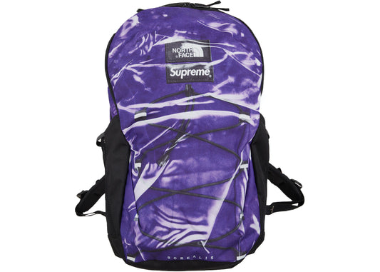 Supreme The North Face Printed Borealis Trompe L'oeil Backpack Purple