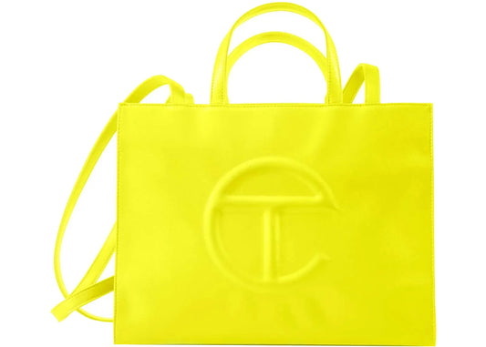 Telfar Shopping Bag Medium Highlighter Yellow