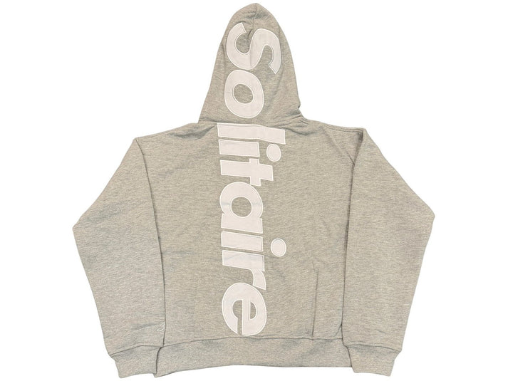 Solitaire Zip Up Grey White