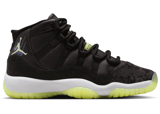 Jordan 11 Retro Black Barely Volt (GS)