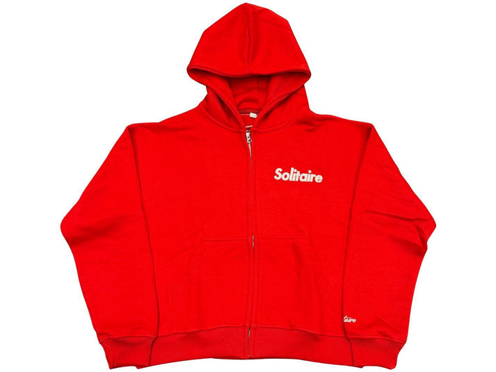 Solitaire Zip Up Red White