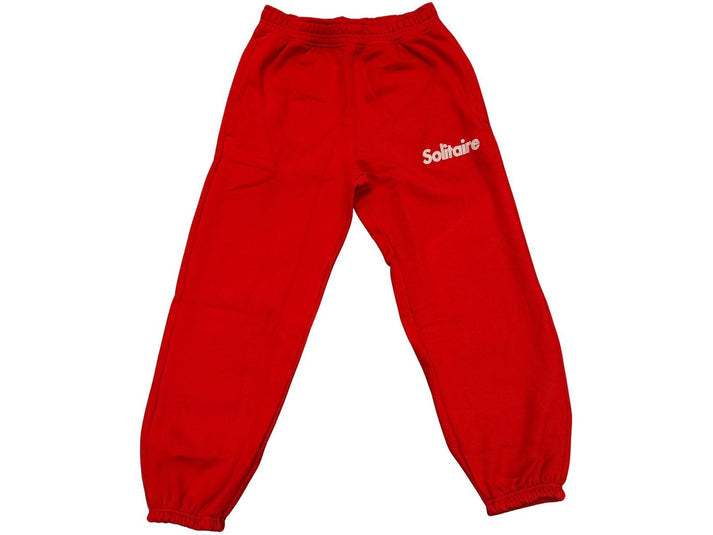 Solitaire Sweatpants Red White