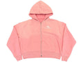 LUV ABOMINABLE Bom B Logo Full-Zip Hoodie PINK