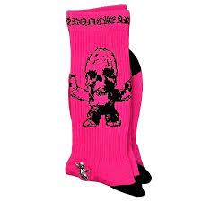 Chrome Hearts Foti Harris Teeter Socks Pink