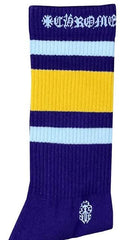 Chrome Hearts Striped Sock 'Yellow/Purple'