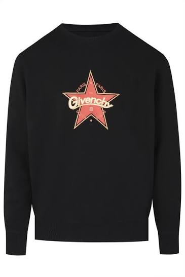 Givenchy Paris Star Print Sweatshirt