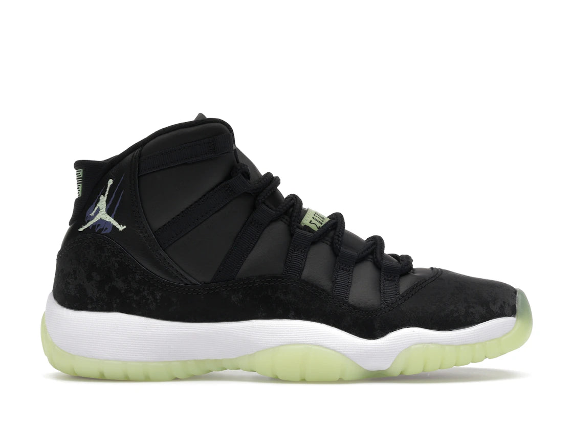 Jordan 11 Retro Black Barely Volt (GS)