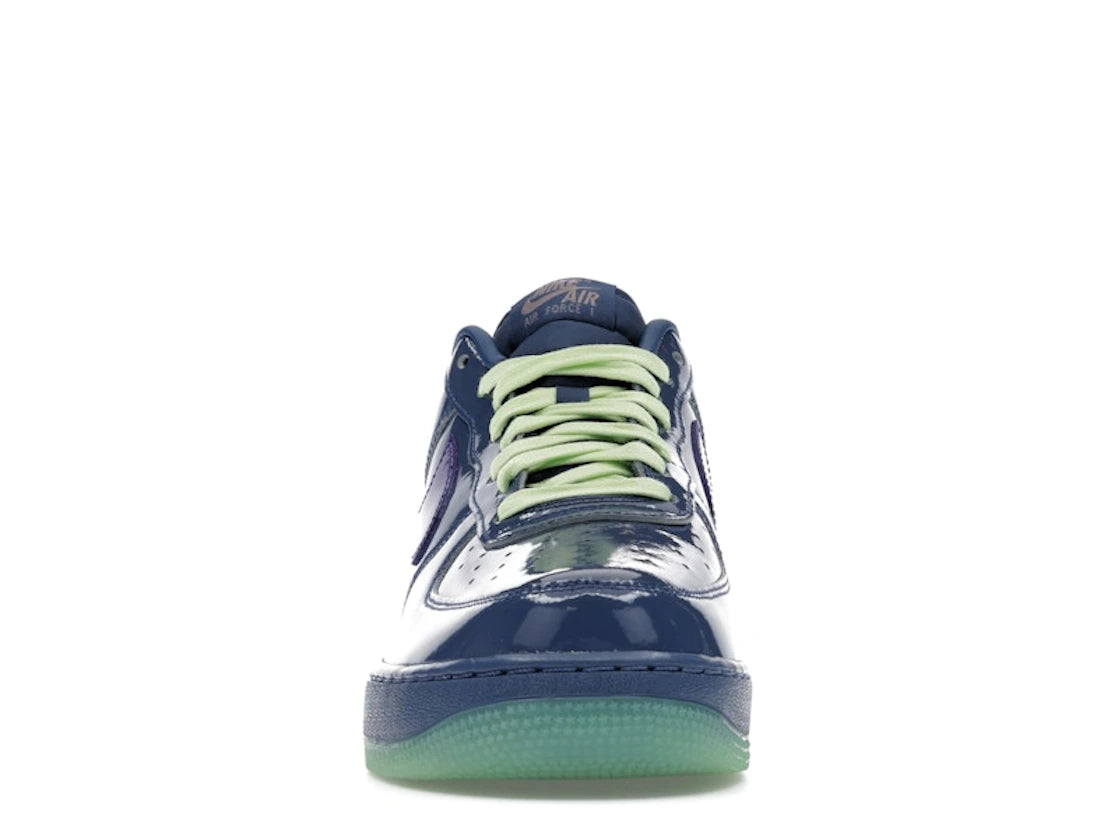 Nike Air Force 1 Low Patent Leather Mystic Navy Grape Ice