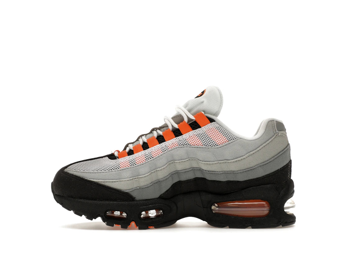 Nike Air Max 95 Big Bubble Black Cool Grey White Bright Mandarin