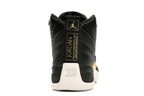Jordan 12 Retro Black Metallic Gold White (Women's)