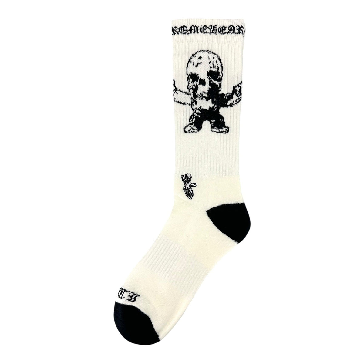Chrome Hearts x Foti Harris Teeter Logo Socks White Black