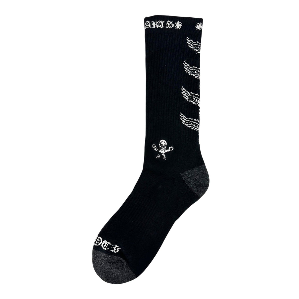 Chrome Hearts x Foti Mahalia Logo Socks Black White