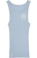 Chrome Hearts Baby Blue Rib Tank
