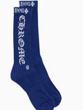 Chrome Hearts CH Logo Socks Blue